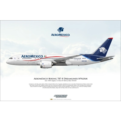 Aeroméxico Boeing 787-8 Dreamliner N961AM