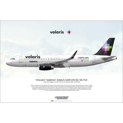 Volaris "Sabrina" Airbus A320-233SL XA-VLF
