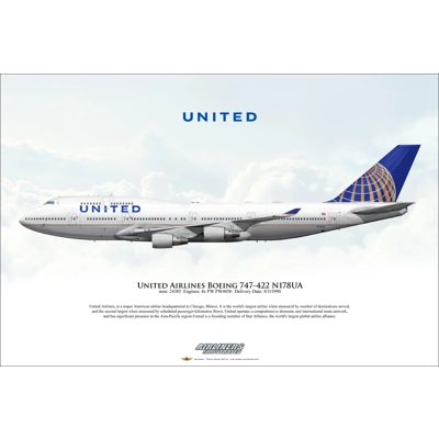 United Airlines Boeing 747-422 N178UA