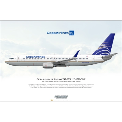 Copa Airlines Boeing 737-8V3 HP-1720CMP