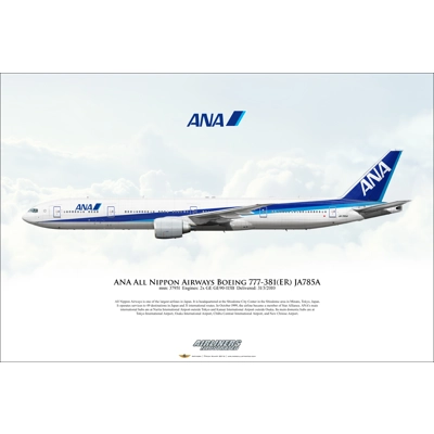 ANA All Nippon Airways Boeing 777-381ER JA785A