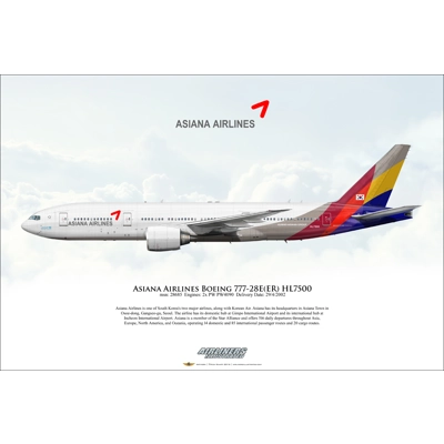 Asiana Airlines Boeing 777-28EER HL7500