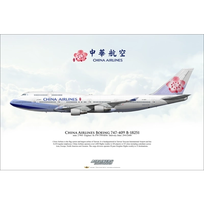 China Airlines Boeing 747-409 B-18251
