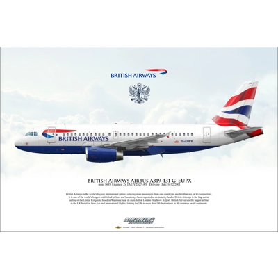 British Airways Airbus A319-131 G-EUPX British Airways Airbus A319-131 G-EUPX
