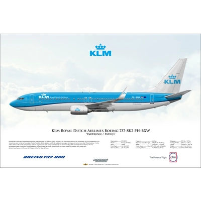 KLM Royal Dutch Airlines Boeing 737-8K2 PH-BXW