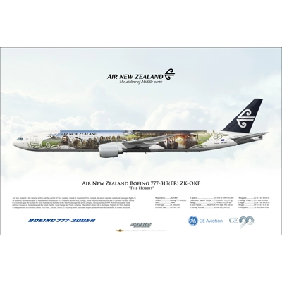 Air New Zealand "The Hobbit" Boeing 777-319ER ZK-OKP