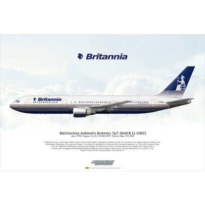 Britannia Airways Boeing 767-304ER G-OBYJ Britannia Airways Boeing 767-304ER G-OBYJ