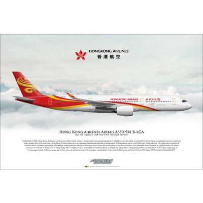 Hong Kong Airlines Airbus A350-941 B-LGA Hong Kong Airlines Airbus A350-941 B-LGA