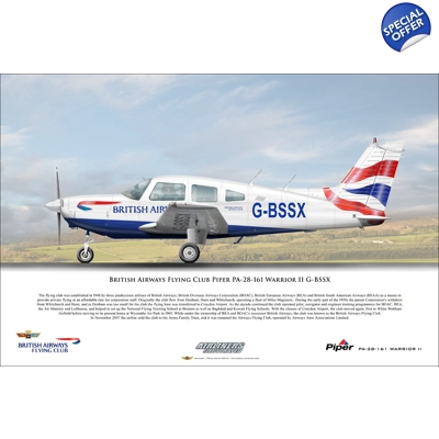 British Airways Flying Club Piper PA28-161 G-BSSX British Airways Flying Club Piper PA28-161 G-BSSX