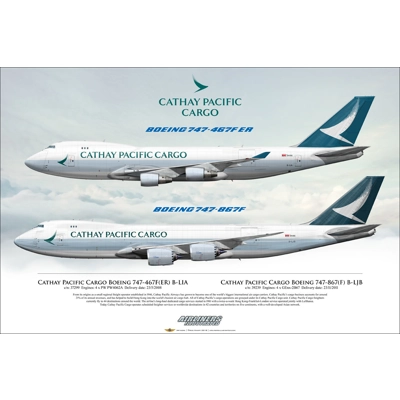 Cathay Pacific Cargo Boeing 747-467F B-LIA 747-867F B-LJB