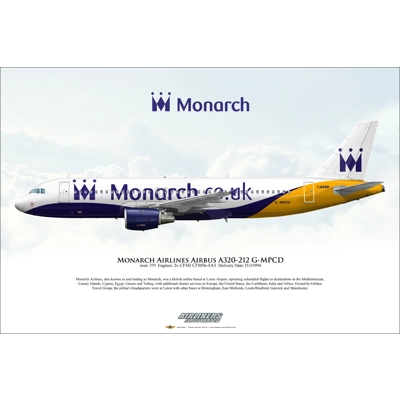Monarch Airlines Airbus A320-212 G-MPCD Monarch Airlines Airbus A320-212 G-MPCD