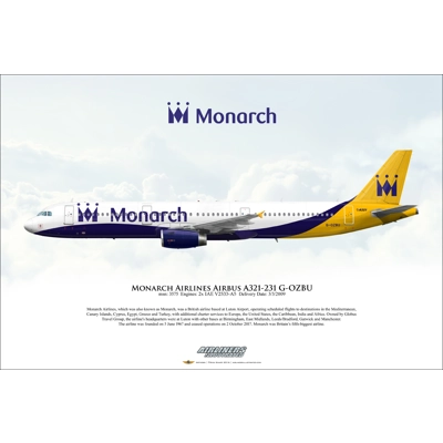 Monarch Airlines Airbus A321-231 G-OZBU Monarch Airlines Airbus A321-231 G-OZBU