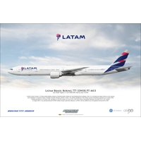 LATAM Brasil Boeing 777-32WER PT-..