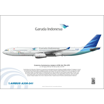 Garuda Indonesia Airbus A330-341 PK-GPE Garuda Indonesia Airbus A330-341 PK-GPE