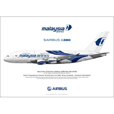 Malaysia Airlines Airbus A380-841 9M-MNB Malaysia Airlines Airbus A380-841 9M-MNB