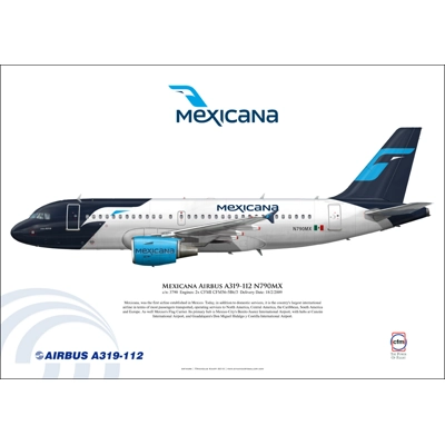 Mexicana Airbus A319-112 N790MX Mexicana Airbus A319-112 N790MX