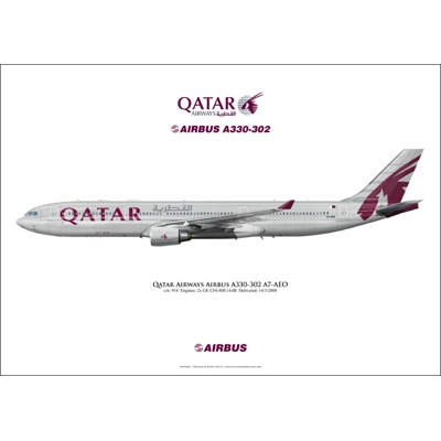 Qatar Airways Airbus A330-302 A7-AEO Qatar Airways Airbus A330-302 A7-AEO