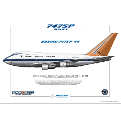 South African Airways "Hantam" Boeing 747SP-44 ZS-SPE