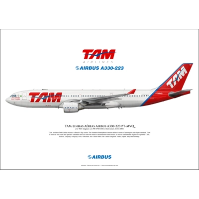 TAM Linhas Aéreas Airbus A330-223 PT-MVQ