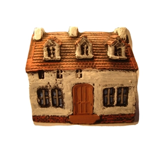 La haye sainte farm building A3. For wargaming tabletop, model scenery