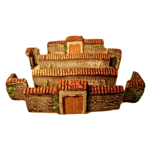 Spanish walls with doors and corners 28mm For wargaming tabletop, model scenery