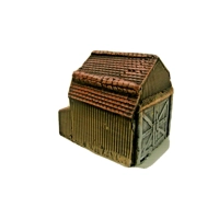 E10 Wooden cabin 15mm For ACW, AWI Ect. For wargaming terrain and model scenery.