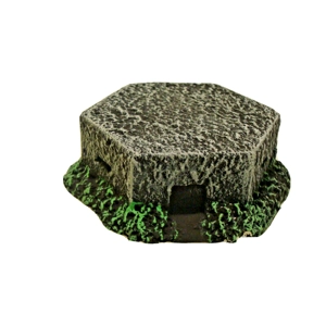 15mm Wargaming Bunker Terrain WW2 Trench Fortification Miniature Diorama
