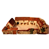 La Haye sainte farm 15mm complete layout. For wargaming ta..