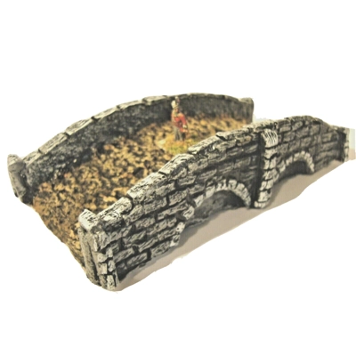 J3 Double Arch Bridge for wargame miniature, wargaming terrain