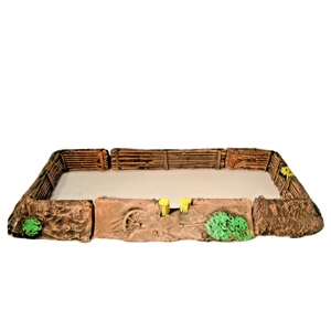 28mm Trenches for wargame miniature, wargaming terrain