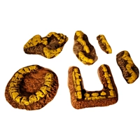 15mm Mixed range of trenches and sandbags. For wargaming tabletop, model scenery