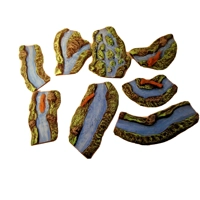 Rivers suitable for all scales. For wargame miniature, wargaming terrain
