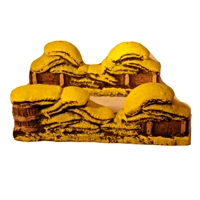 T3 sandbags and biscuit Boxes 1.32 scale For dioramas 1.32, military modeling, Rorke's Drift,, Zulu