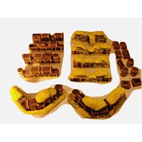 T7 Sandbags and Biscuit boxes 1.32 scale For military mode..