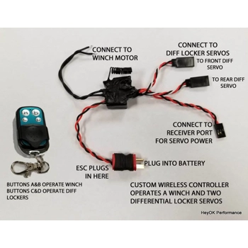 Wireless Winch and Diff Locker Controller