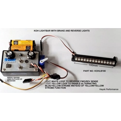 Rear Light Bar with Strobes, Brake and Reverse