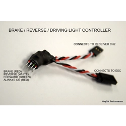 Brake, Reverse and Driving Light controller