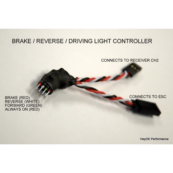 Brake, Reverse and Driving Light controller