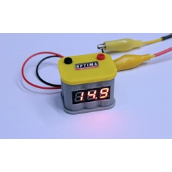 Car Battery with Red LED Volt Meter