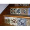 Individual Original Victorian Fireplace Tiles