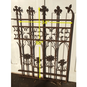DECORATIVE ARCHITECTURAL IRONWORK PANEL/GATE