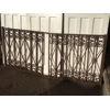 PAIR OF DECORATIVE ARCHITECTURAL IRONWORK & LEAD PANELS