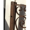 PAIR OF DECORATIVE ARCHITECTURAL IRONWORK & LEAD PANELS
