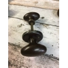Brown Bakelite Door Knobs