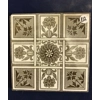 Individual Original Victorian Fireplace Tiles