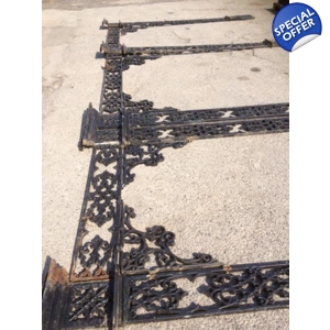 Original Victorian Cast Iron Canopy Frame