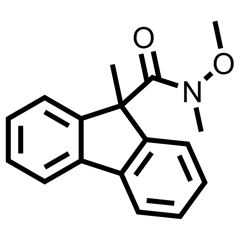 N-methoxy-N,9-dimethyl-9H-fluorene-9-carboxamide