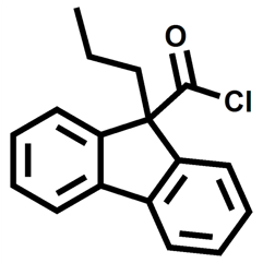 9-propyl-9H-fluorene-9-carbonyl chloride