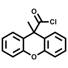9-methyl-9H-xanthene-9-carbonyl chloride