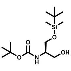 tert-butyl 1-tert-butyldimethylsilyloxy-3-hydroxypropan-2-ylcarbamate